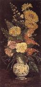Vincent Van Gogh Vase with Asters ,Salvia and Other Flowers (nn04) Sweden oil painting artist